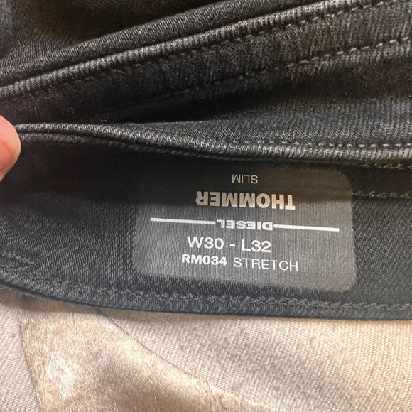 Diesel black denim pants. Worn twice. 30/32. - Picture 5 of 5